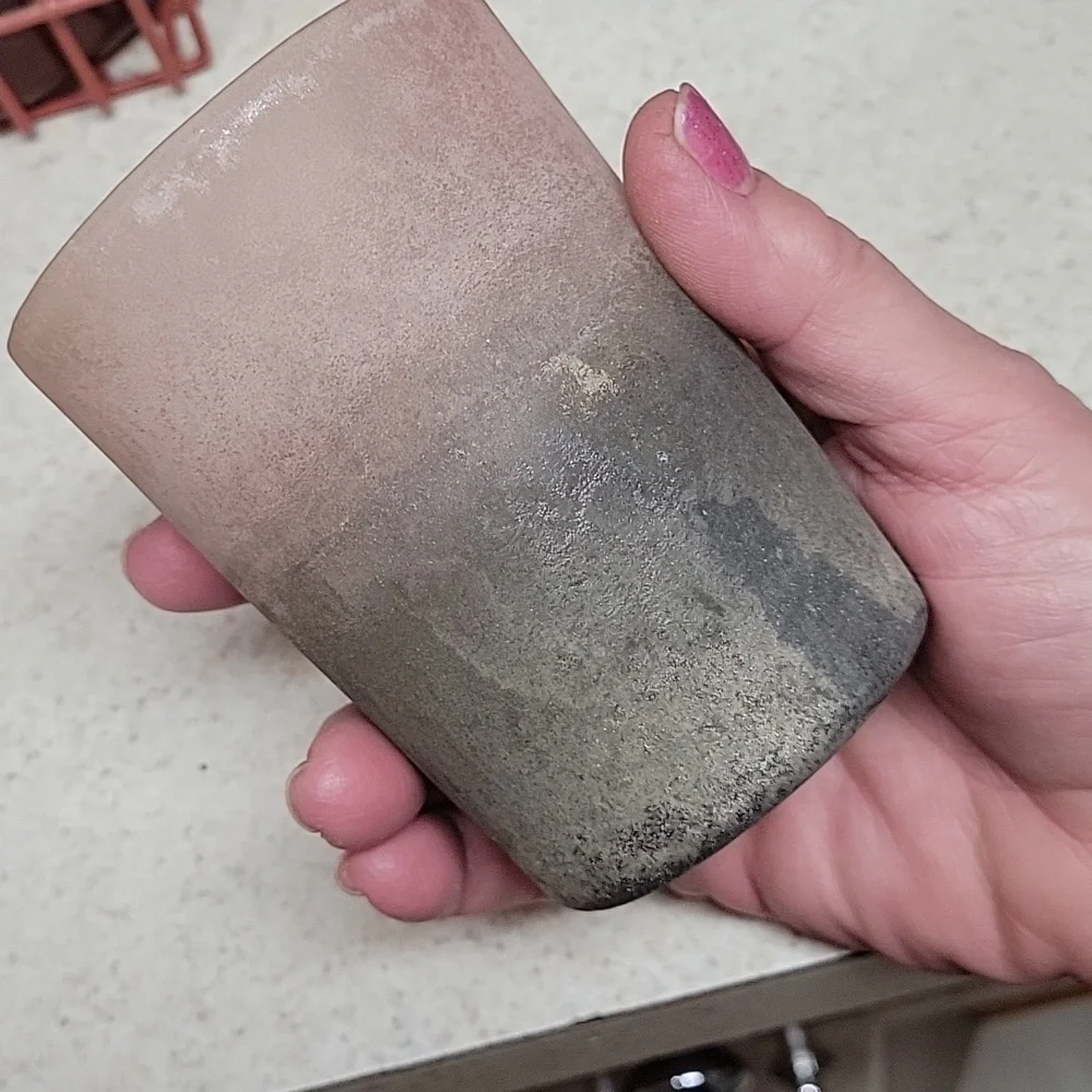 Mineral Aged Ombre Glass Tumblers,set/2,Brand New,Never Used